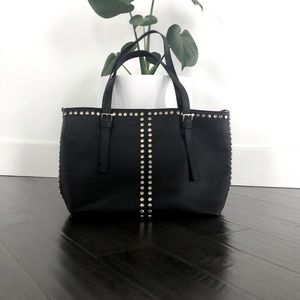Large Black Studded Tote